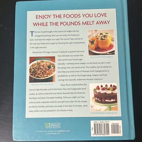 Prevention's The Sugar Solution Hardcover Cookbook, More than 200 Recipes - Picture 7 of 7